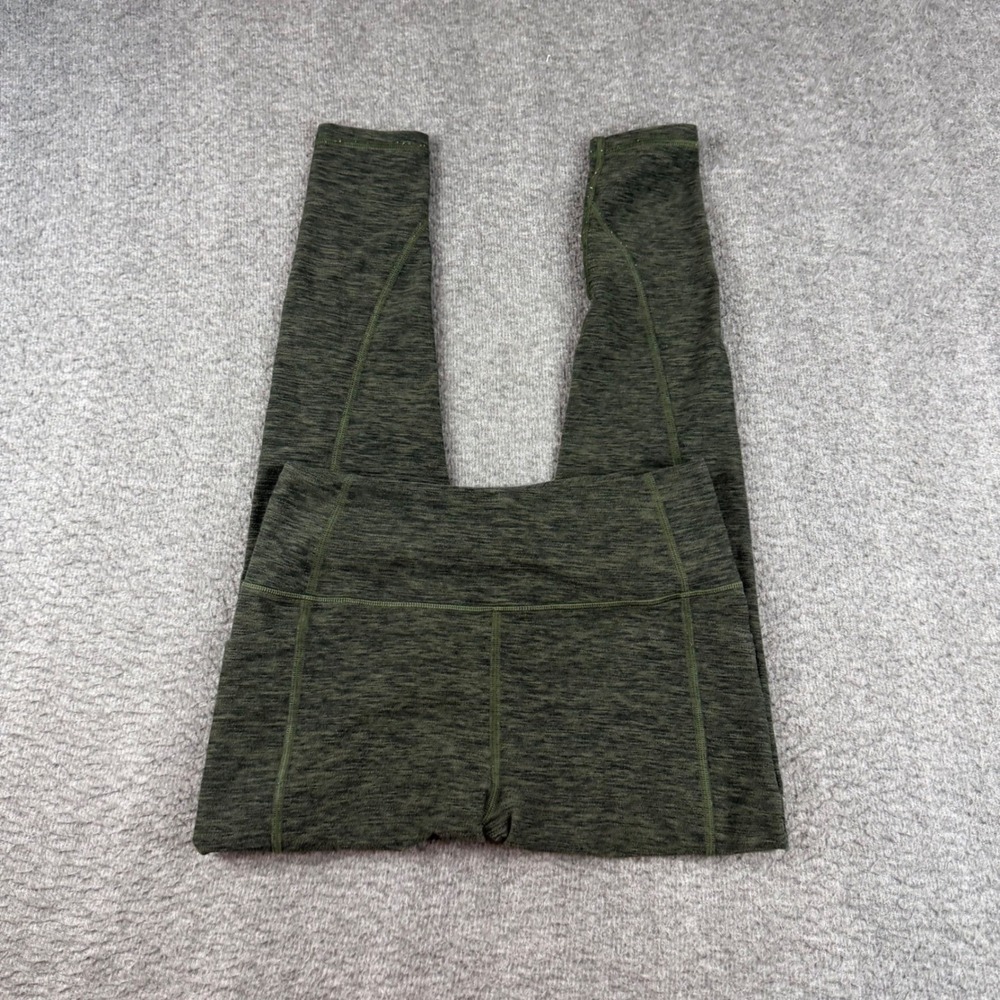 Victoria's Secret Leggings Women's Small Green Space Dye High Rise Pockets
